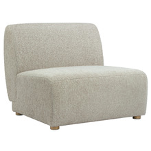 Crescent Armless Lounge Chair
